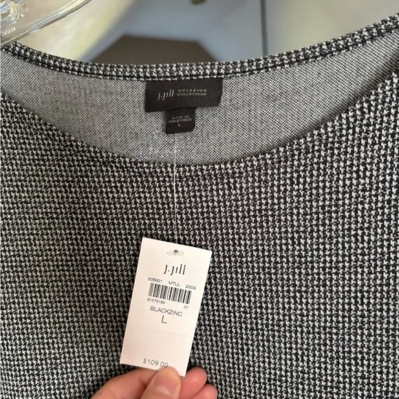 J Jill Gray Long Sleeve Dress - Picture 3 of 4